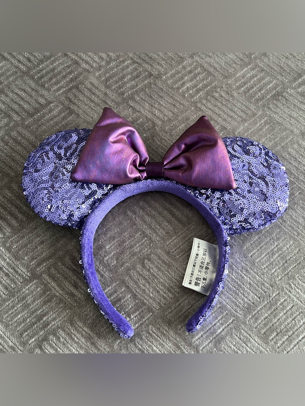 Disney Parks Purple Potion Sequined Minnie Ears